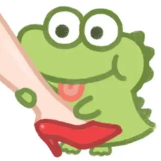 😍 dibujos animados, animal, dinosaurio, lindo telegram sticker