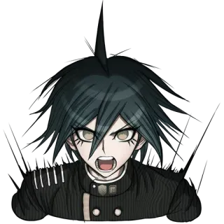 😡 Shuichi Saihara Danganronpa V3: Killing Harmony Аниме, Danganronpa, Шуичи Саихара, Персонаж telegram sticker