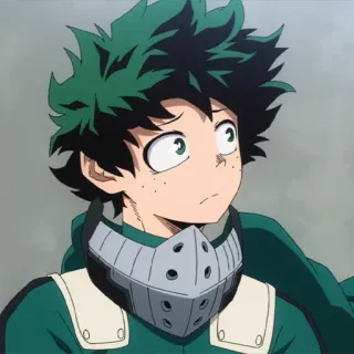 🥦 Izuku Midoriya My Hero Academia anime, my hero academia, deku, izuku midoriya, character, hero telegram sticker