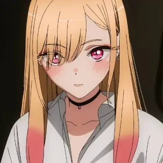 🤨 Marin Kitagawa My Dress-Up Darling 动漫, 女孩, 可爱, 卡哇伊 telegram sticker