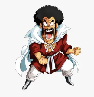 😨 Mr. Satan Dragon Ball Mr. Satan, Dragon Ball, Anime, Seni Bela Diri, Juara, Petarung whatsapp sticker