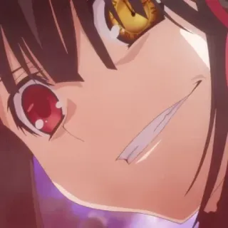 ⏰ Kurumi Tokisaki Date A Live Anime, Fille, Kurumi Tokisaki, Date A Live, Vilain, Mal whatsapp sticker