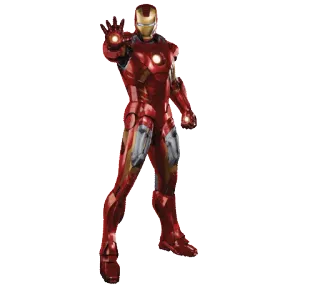 🖐 Iron Man アイアンマン, マーベル, スーパーヒーロー, コミック, トニー・スターク, アベンジャーズ, アーマー telegram sticker