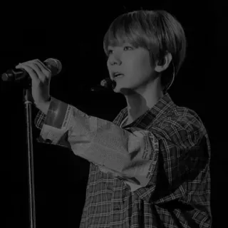 🥀 singer, microphone, performance, kpop, music, male, man telegram sticker