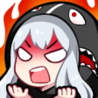 😡 怒り, アニメ, 漫画, イライラ, 不機嫌, 迷惑, イライラ telegram sticker