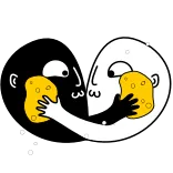 Yin&Yang telegram stickers