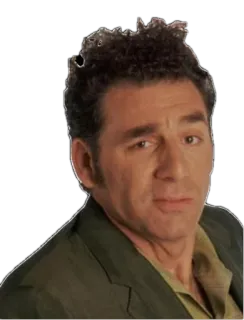 😁 Kramer Seinfeld kramer, seinfeld, tv show, character, comedy telegram sticker