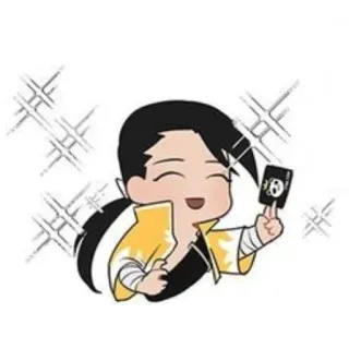 💳 Chibi, Anime, Mangá, Adesivo, Fofo, Desenho animado, Personagem telegram sticker