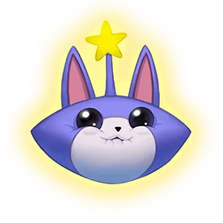😈 cat, sticker, cartoon, cute, star telegram sticker