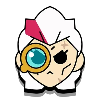 😡 Belle Brawl Stars Brawl Stars, Belle, Trò chơi điện tử, Sticker telegram sticker