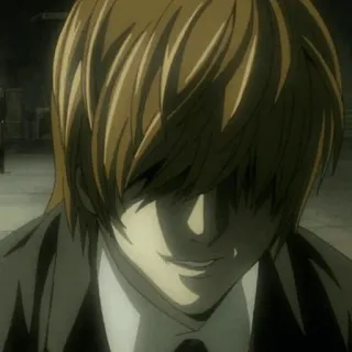 ⚖ Light Yagami Death Note Anime, Personnage, Manga, Méchant, Kira telegram sticker