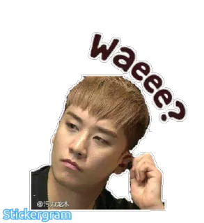 😥 waeee? sticker, uomo, domanda, espressione, divertente whatsapp sticker