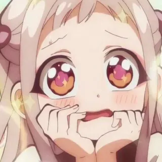 🎐 Nene Yashiro Toilet-bound Hanako-kun anime, cartoon, cute, kawaii, nene yashiro, toilet-bound hanako-kun telegram sticker