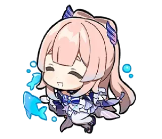 ☺️ Sangonomiya Kokomi Genshin Impact anime, video game, genshin impact, kokomi, cute, chibi telegram sticker