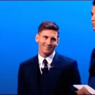 😄 Lionel Messi piłka nożna, sportowiec, futbol, gracz, garnitur telegram sticker