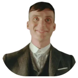 😄 Thomas Shelby Peaky Blinders Thomas Shelby, Peaky Blinders, Cillian Murphy, BBC, gangster, Birmingham telegram sticker