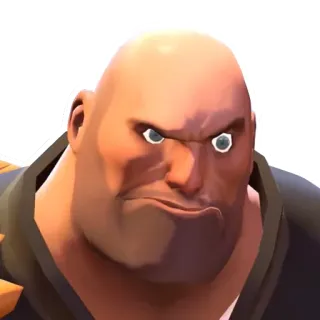 😠 Heavy Team Fortress 2 pesado, team fortress 2, tf2, video game, personagem telegram sticker