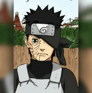 ⚫️ Obito Uchiha Naruto Anime, Manga, Ninja, Sharingan, Uchiha telegram sticker