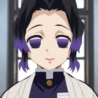 🦋 Shinobu Kocho Demon Slayer Anime, Demon Slayer, Shinobu Kocho, Personnage, Portrait telegram sticker