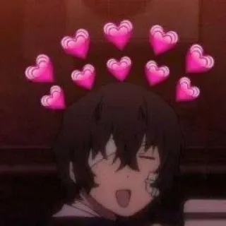 🙅 Anime, Herzen, Süß, Liebe, Zuneigung telegram sticker