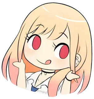 🤷‍♀ anime, manga, cute, chibi, girl, cartoon telegram sticker