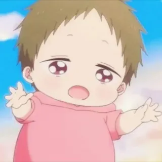 🧡 Anime, Em bé, Dễ thương, Phim hoạt hình, Trẻ sơ sinh telegram sticker