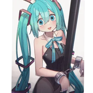 🥲 Hatsune Miku Vocaloid telegram sticker