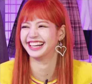 🍊 Lisa persoon, beroemdheid, vrouw, zangeres, kpop, muziek, entertainment telegram sticker