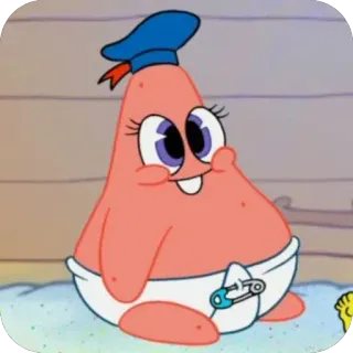 🫥 Patrick Star SpongeBob SquarePants telegram sticker