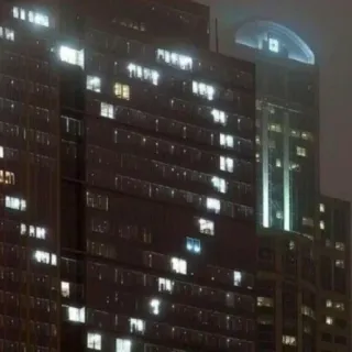 ❤️ city, architecture, building, night, urban telegram sticker
