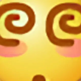 🥴 emoji, dizzy, face, cartoon, expression telegram sticker