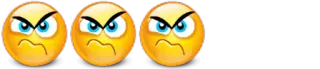 😠 emoji, wütend, frustriert, sauer, ausdruck, gesicht whatsapp sticker