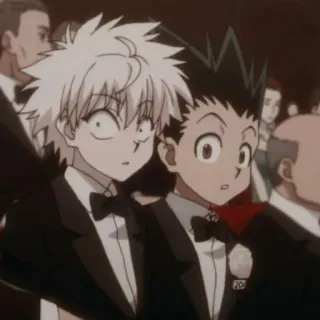 🇯🇵 Gon Freecss Hunter x Hunter anime, manga, characters, tuxedos, formal wear telegram sticker