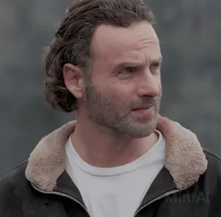 😒 Rick Grimes The Walking Dead Рик Граймс, Ходячие мертвецы, зомби апокалипсис, Эндрю Линкольн whatsapp sticker