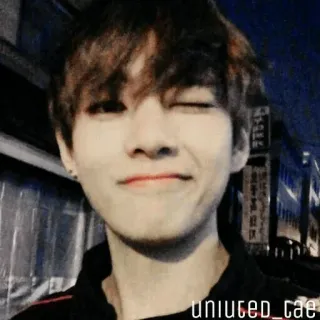💎 uniuted_cae kpop, v, taehyung, selfie, idol, sänger, koreanisch whatsapp sticker