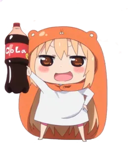 🔮 COLA Anime, Lucu, Cola, Soda, Minuman, Kartun telegram sticker
