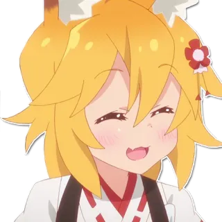 😄 Senko The Helpful Fox Senko-san Anime, Raposa, Fofo, Senko-san telegram sticker