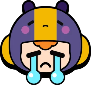 😭 슬픈, 울음, 감정, 스티커, 만화, 눈물, 불행한 telegram sticker
