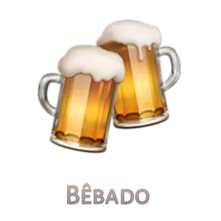 🍻 BÊBADO birra, alcol, bevanda, brindisi, celebrazione, festa, ubriaco, bevanda telegram sticker