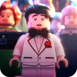 😯 Bruce Wayne The LEGO Batman Movie whatsapp sticker