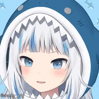 ☺️ Gawr Gura Hololive whatsapp sticker