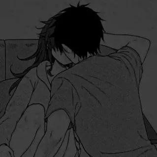❤️‍🩹 Anime, Coppia, Bacio, Romance, Amore telegram sticker