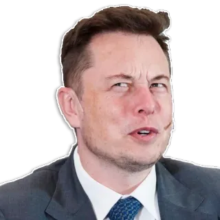 😏 Elon Musk elon musk, tesla, spacex, entrepreneur, businessman telegram sticker