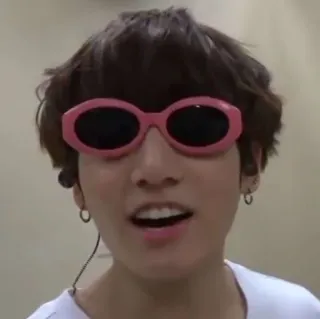 🥬 sunglasses, portrait, person, face, man, kpop telegram sticker