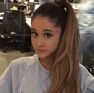 🌃 Ariana Grande คนดัง, นักร้อง, ผู้หญิง, คน, ป๊อปสตาร์, ทรงผม, ความงาม telegram sticker