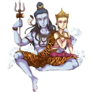 ✨ Shiva Hinduism, God, Religious Figure, Hindu Deity, Indian Culture telegram sticker