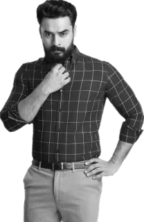 🤗 hombre, retrato, barba, estilo, actor whatsapp sticker