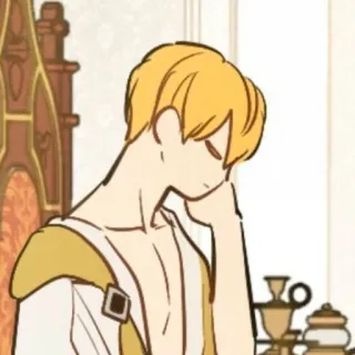 😶 Anime, Manga, Charakter, Person, Gelbes Haar, Kunst whatsapp sticker