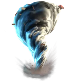 🌪 tornado, weather, storm, wind, nature telegram sticker