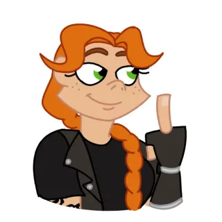 🖕 Pony, Dito medio, Offensivo, Cartone animato, Gesto telegram sticker